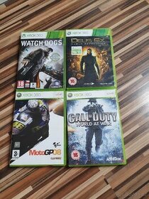 Prodám 4 hry na Xbox 360 i zvlášť