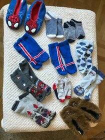 Set ponožek - bavlněné, protiskluzové, Star Wars, Spiderman - 1