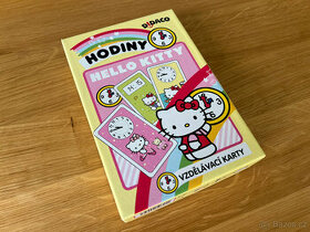 Vzdělávací karty HODINY s Hello Kitty.