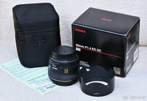 Sigma 30 mm f 1.4 EX DC HSM pro Canon