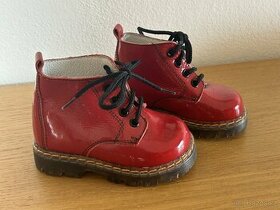 Dívčí kožené boty, vel. 19, NOVÉ - 1