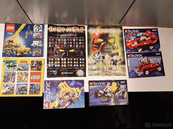 Plánky/návody, katalogy a plakáty LEGO