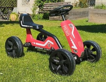Dětská šlapací motokára, auto