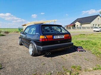 Blenda oranzovocervena Golf MK2