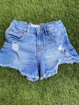 Dívčí jeans kraťasy vel.134