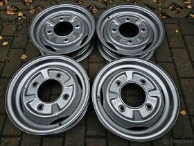 Plechove disky kola Škoda Trabant R13 po renovaci