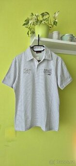 Proužkované polo tričko