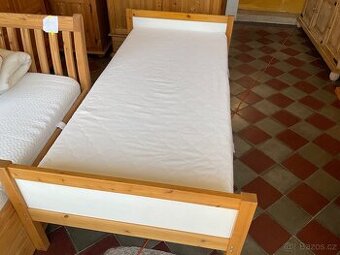 Prodám postel 90 krát 200 komplet včetně matrace