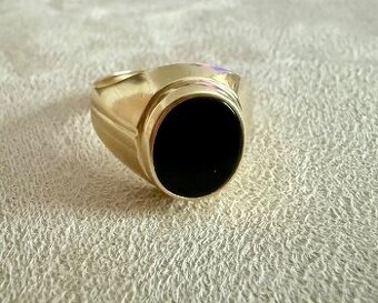 Zlatý pánský prsten 14K 585 5,35G 63mm