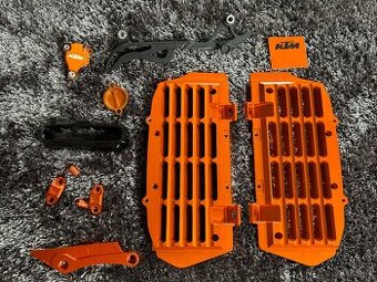 Ktm exc 450/500 cnc sada dielov, chranice