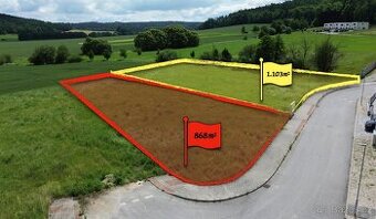 Stavební pozemek 868m2, Hluboká nad Vltavou
