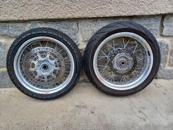 KTM LC4 640 - 620 KOLA, TLUMIČE, PUMPY, BRZDIČE ...