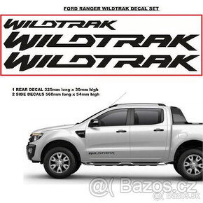 FORD NÁLEPKA , NÁPIS WILDTRAK 2 KS