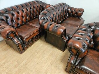CHESTERFIELD ŠTÝL,TOP STAV- ZNÍŽENÁ CENA