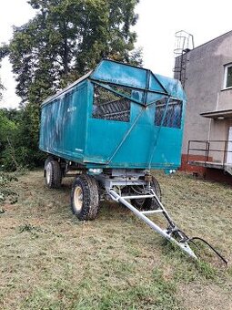 Silážní nástavba na vlek za traktor