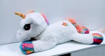 Velký plyšový jednorožec