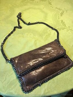 Kožená kabelka – psaníčko, nová - 1