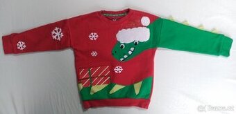 Dětská vánoční mikina F&F vel. 5-6 let