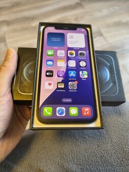 Apple iPhone 12 Pro128GB Blue,100% funkční,bat84%,zár.12mes