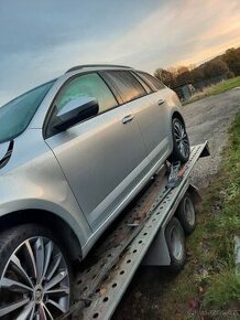 nd ze škoda octavia 3, 2.0.TDI 110kW, stříbrná