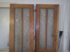 Prodam dvoukřídlé dřevěné dveře masiv
