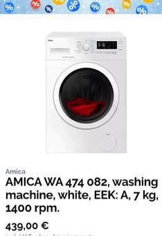 Pračka Amica
