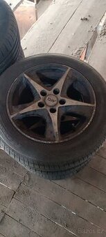 Alu kola 5 x 100 R 14, pneu NEXEN 165/70 81T R14