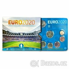 Sada slovenských euromincí fotbal EURO 2020 (2021)