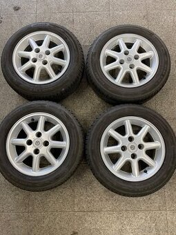 Sada Alu kol s letními pneu R14 VW