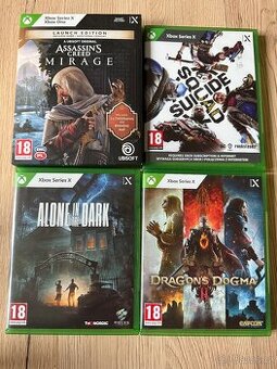 Prodám 4 hry pro Xbox Series X