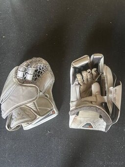 Bránkarske hokejové rukavice ,bauer, velkosť senior, - 1