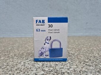 Visací zámek FAB 63mm, 30H/63, 3x klíč, FA 917 03 004 5600