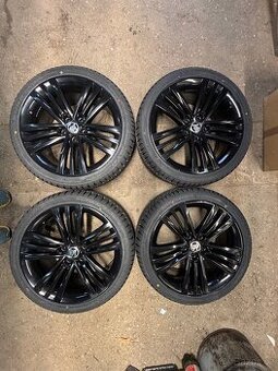 Originál alu Škoda Superb 2, Nové zimní pneu 225/40 R18