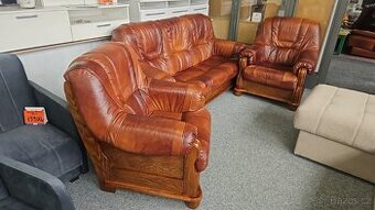 Kožená sedací souprava Romek 3+1+1