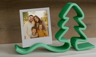 Vánoční 3D tištěný stojánek na fotky