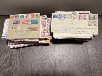 Sbírka známek, poštovní známky - přes 560 kusů celistvostí
