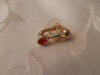 Luxusní pozlacené náušnice