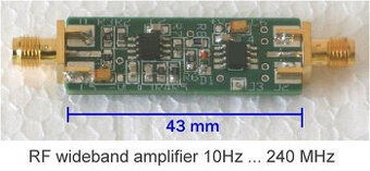 vf předzesilovač 10 Hz až 240 MHz