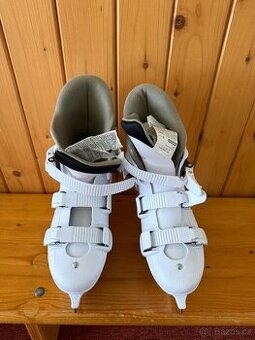 Dívčí lední brusle Oxelo Fit1 White, vel. 37 (6,5)