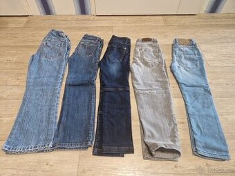 5x džíny 116-122