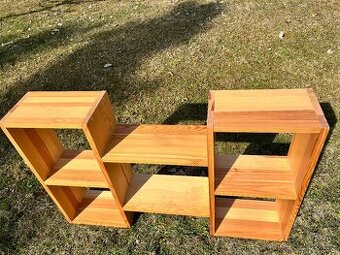 Knihovna masiv borovice  109x70