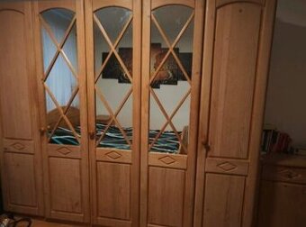 Venkovská kompletní ložnice z masivu,6428