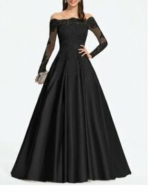 Plesové šaty černé - 1