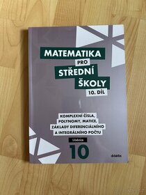 učebnice Matematika pro střední školy 10. díl