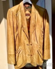 Dámský kožený kvalitní kabátek - 1