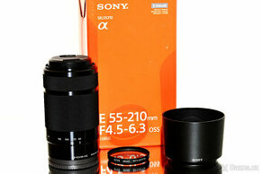 Sony E 55-210mm f/4,5-6,3 OSS + UV Hoya TOP STAV - 1