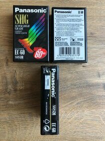 Videokazety VHSC Panasonic,SHG NV-EC60XGA,EC60
