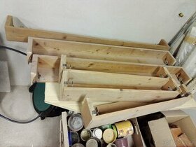dřevěné garnyže, rolety - 1