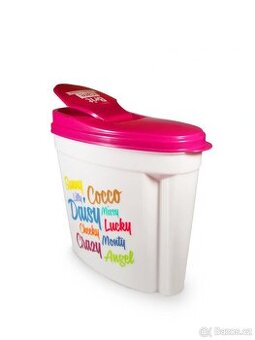 Dóza na granule na 2 kg /pro kočku nebo trpasličího psa