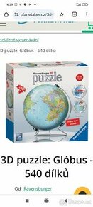 3D puzzle Globus věk 10+